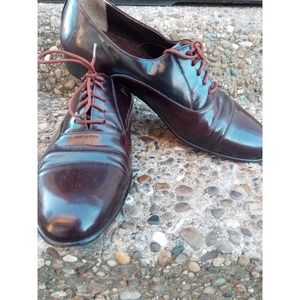 Men's PLAZA Genuine Leather Vero Cuoio  Oxfords - Size9.5 / Burgandy